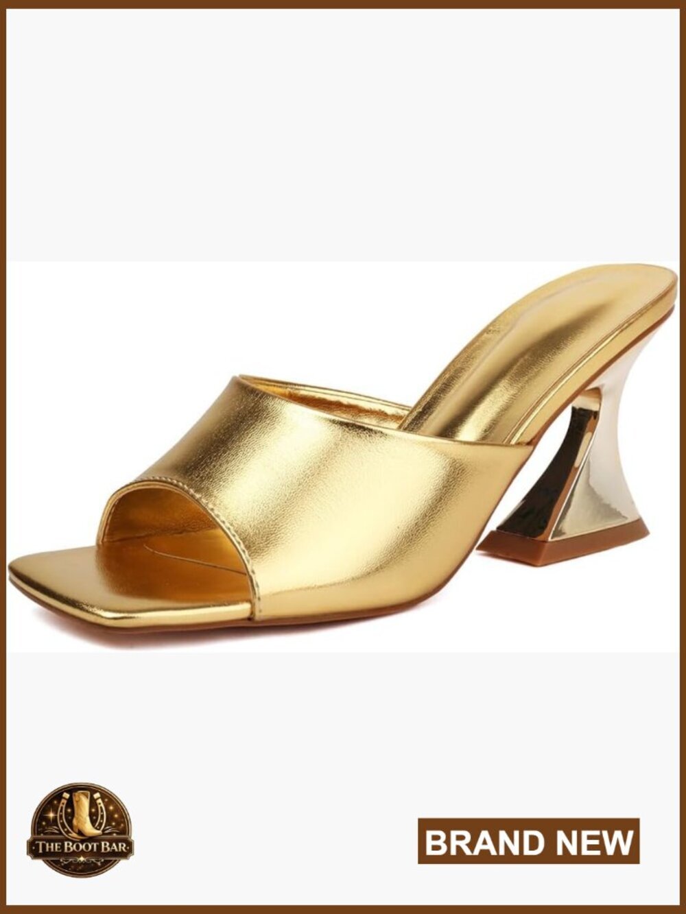 Clear Kitten Heels Sandals Square Open Toe Slip On Dress Shoes